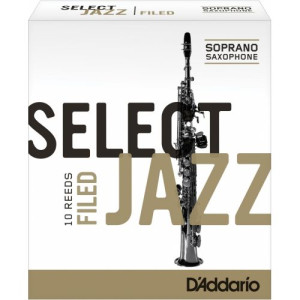 Caja 10 Cañas Saxo Soprano Rico Select Jazz 2 Suave