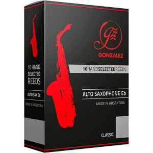 Caja 10 Cañas Saxo Alto Gonzalez Classic 4½