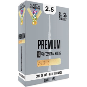 Caja 10 Cañas Clarinete Marca Premium 2½