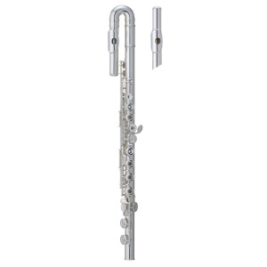 Flauta Pearl F505-REUS Quantz 2 Cabezas Platos Abiertos Desalineados