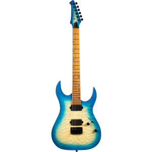 Guitarra Eléctrica Spira S500-QAB Transparent Aqua Blue