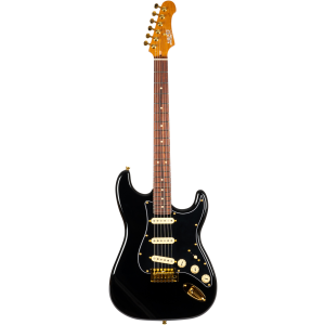 Guitarra Eléctrica Jet JS380-BKG Black, Gold Hardware