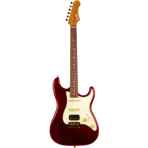 Guitarra Eléctrica Jet JS480-WRG Red Wine, Gold Hardware