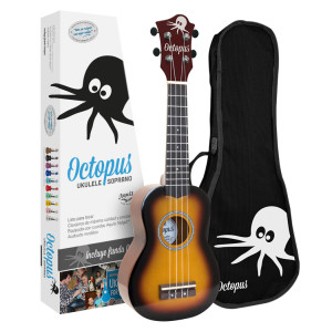 Ukelele Soprano Octopus UK-200OVB Violin Burst
