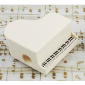 Sacapuntas Agifty S-2005 Piano Blanco 3D