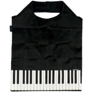 Bolsa Mini Shopper Teclas Piano Agifty B-3031 Negra