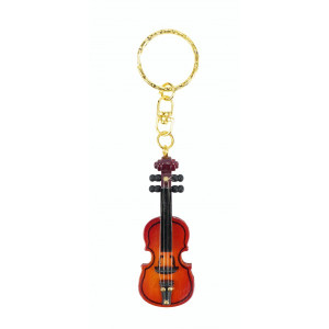 Llavero violín Agifty K-1032 madera