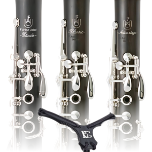 3 Clarinetes Uebel, Etude & Classic & Advantage con Cordon Zen BG